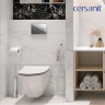 Комплект CERSANIT CITY SMART CO DPL EO slim инсталляция LINK PRO кнопка TWINS пласт. Хром глянцевый 68306