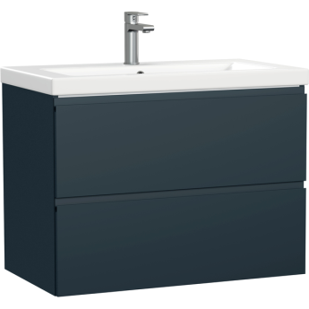 Тумба под раковину подвесная CERSANIT MODUO 80 для COMO 80 темно-серый